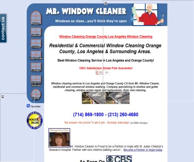 Mr. Window Cleaner Window Cleaning Service