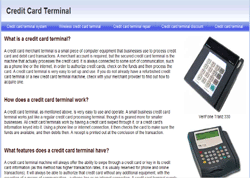 Credit Card Terminal