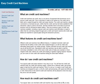 Credit Card Machines