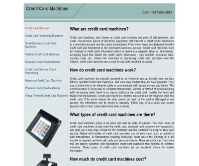 Credit Card Processing Machines