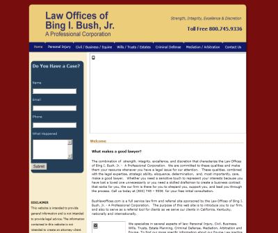 Law Offices of Bing I. Bush, Jr.