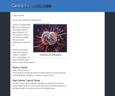 Cancer Facts