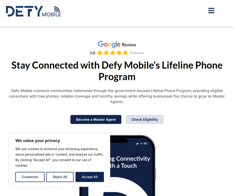 Defy Mobile – Empowering Communities Through Lifeline Program