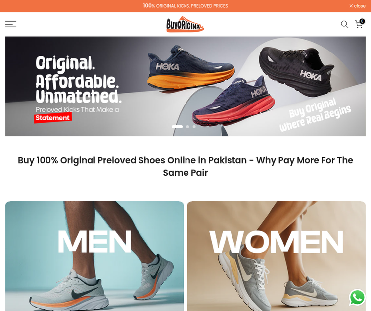 Premium Pre‑Loved Branded Shoes in Pakistan