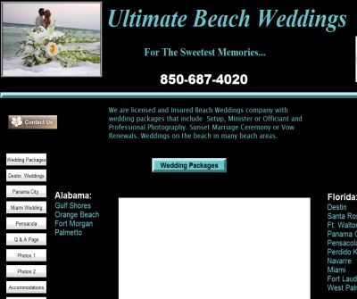 Florida Beach Weddings in Destin