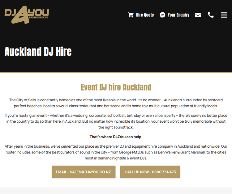DJ4You Auckland Limited