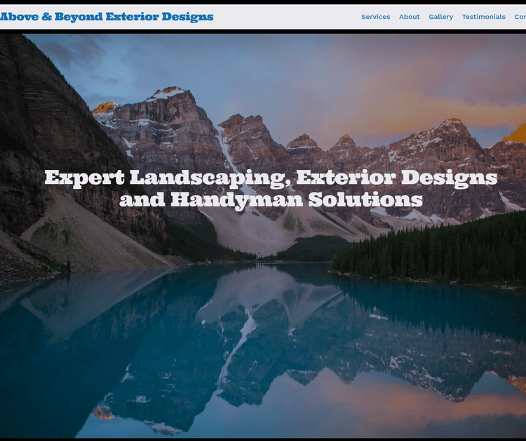 Above & Beyond Exterior Designs