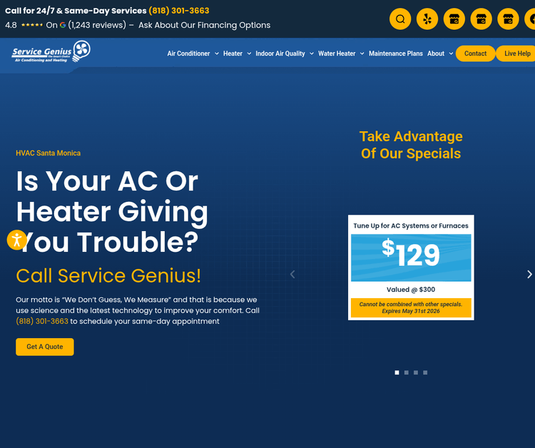 Service Genius Air Conditioning and Heating