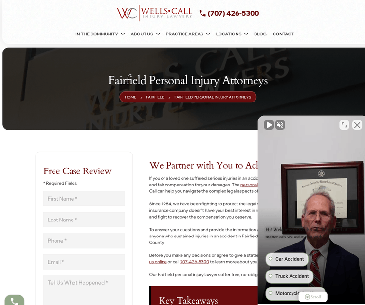 Fairfield Personal Injury Attorneys