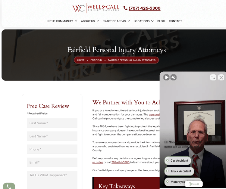 Fairfield Personal Injury Attorneys