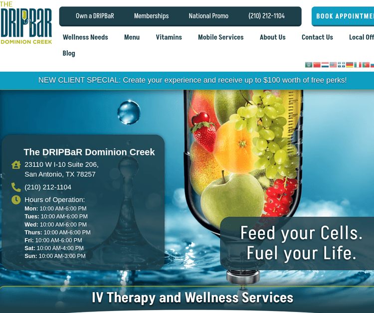 The DRIPBaR Dominion Creek