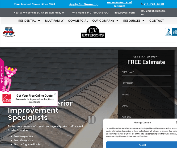 CV Exteriors