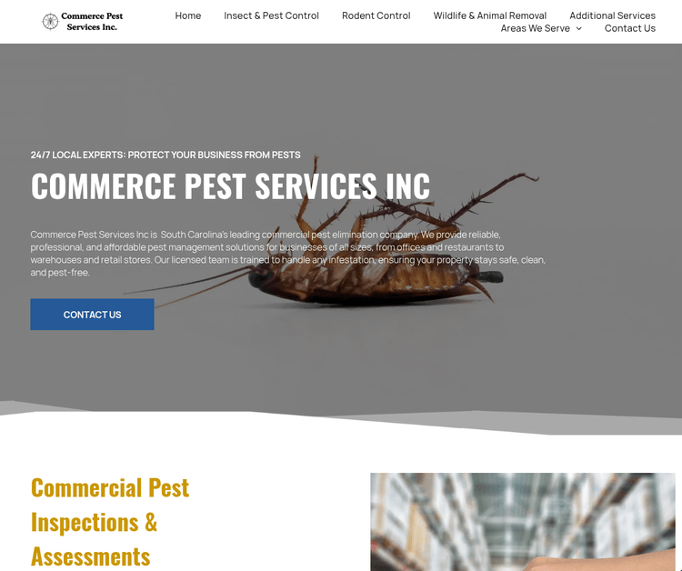 Leading Commercial Pest Control in Columbia, SC