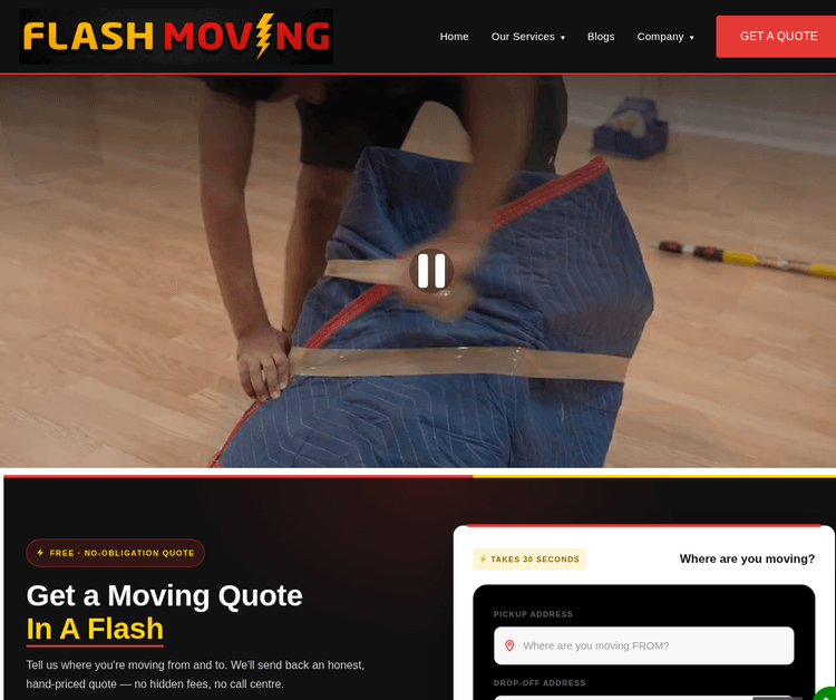 Flash Moving And Storage Inc
