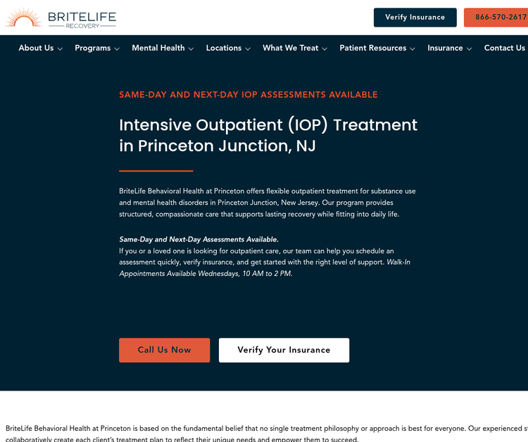 BriteLife Behavioral Health at Princeton