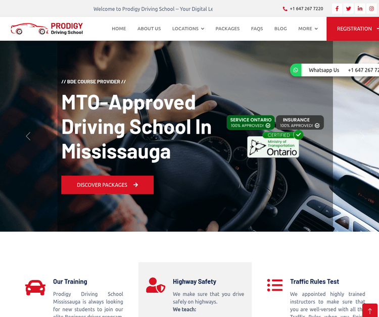 Prodigy Driving School Mississauga