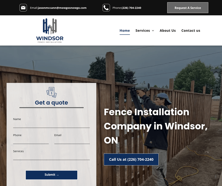Windsor Fence Installation Company
