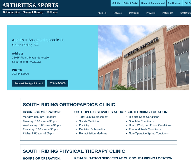Arthritis & Sports Orthopaedics