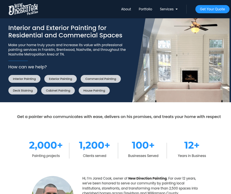 Professional Painting Services in Franklin, TN