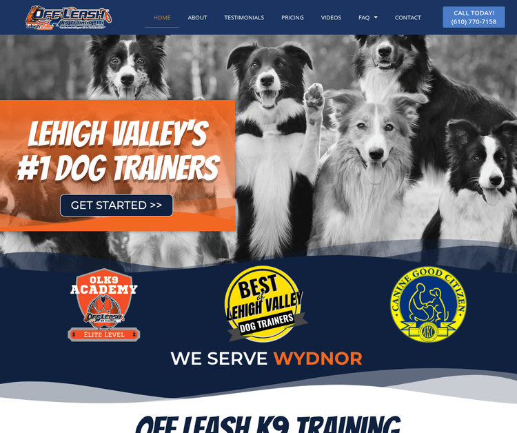 Off Leash K9 Training, Lehigh Valley
