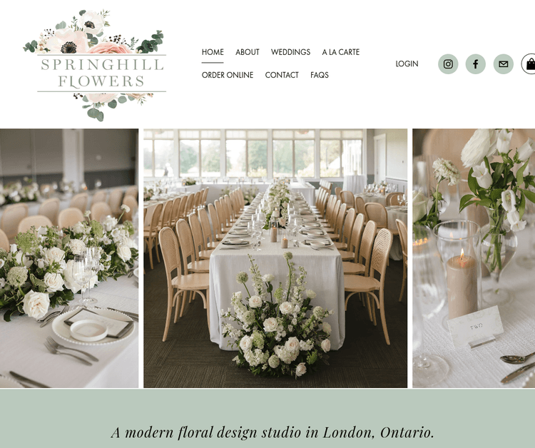 Springhill Flowers – Modern Floral Design Studio in London, Ontario