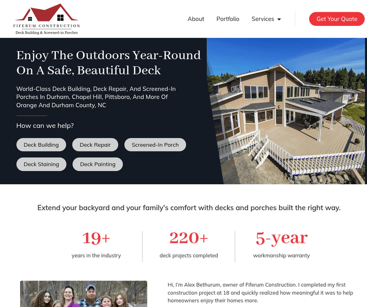 Premium Deck and Porch Specialists