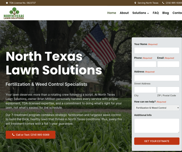 North Texas Lawn Solutions - Fertilization & Weed Control Specialists
