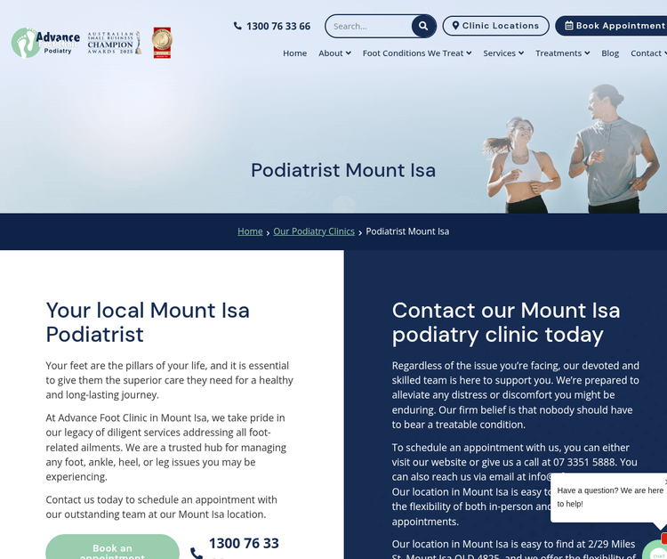 Advance Foot Clinic Podiatry Mount Isa