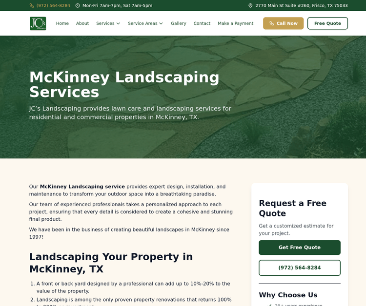 JC's Landscaping LLC