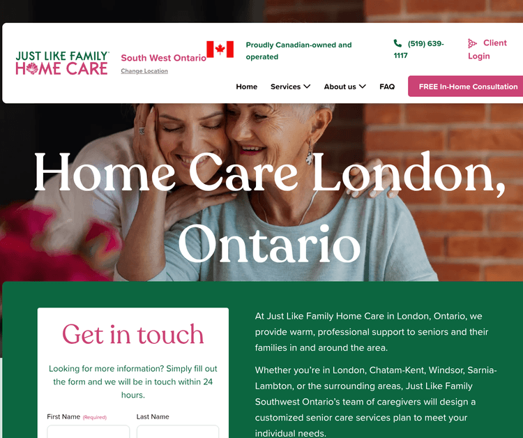 Home Care Services in London, Ontario