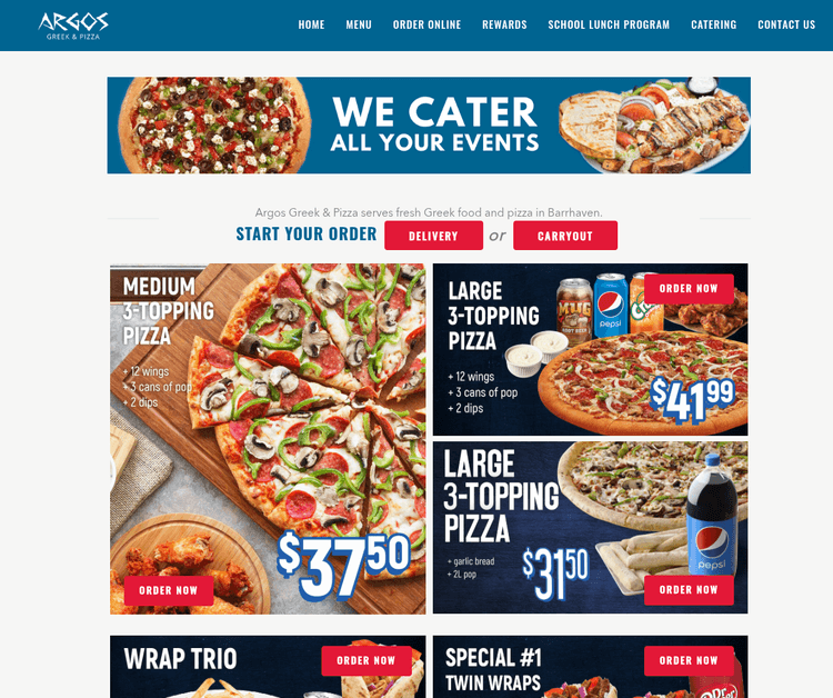 Argos Greek & Pizza