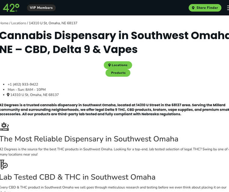 42 Degrees Cannabis Dispensary