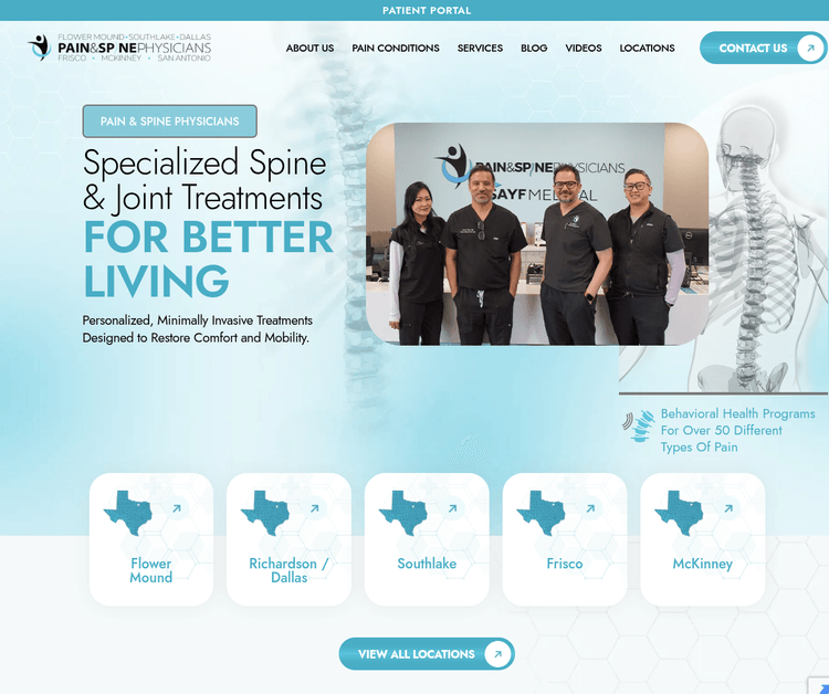 Pain and Spine Physicians | Chronic Pain | Flower Mound