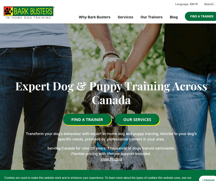 Bark Busters In Home Dog Training - K/W, Guelph, Cambridge