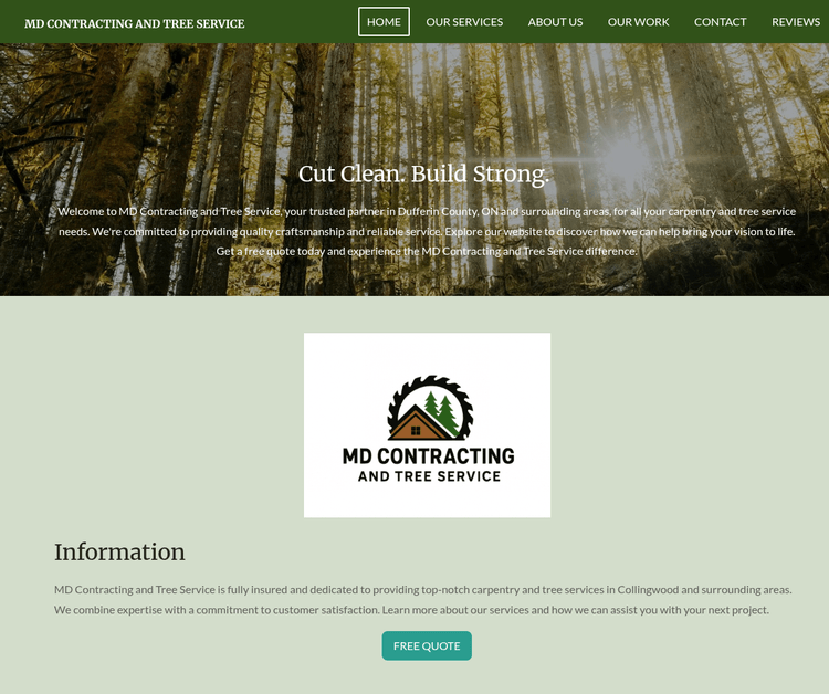 Trusted Carpenter & Tree Service in Dufferin County