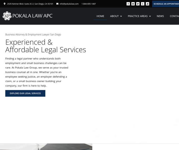 Pokala Law APC Employment Attorney