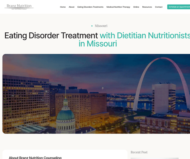 Branz Nutrition Counseling - St Louis Area - Missouri Dietitian Nutritionist