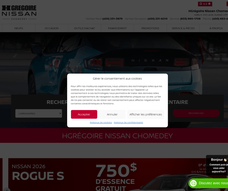 HGrégoire Nissan Chomedey