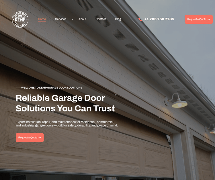 Reliable Garage Door Solutions You Can Trust