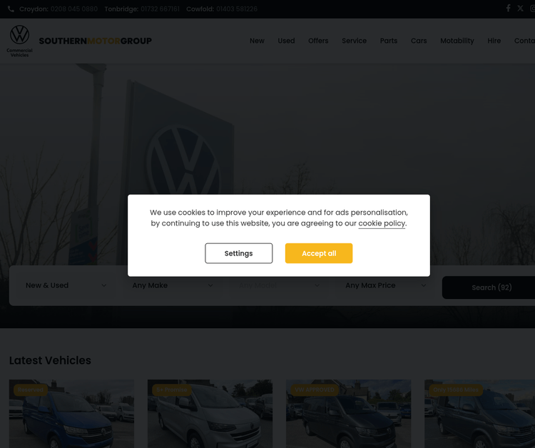 Southern Motor Group Volkswagen Van Centre Croydon