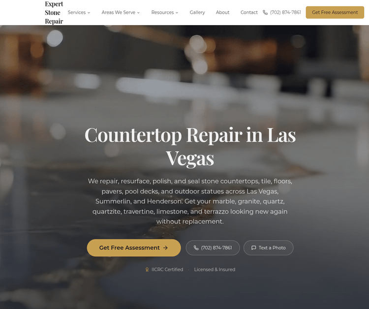 Expert Stone Repair