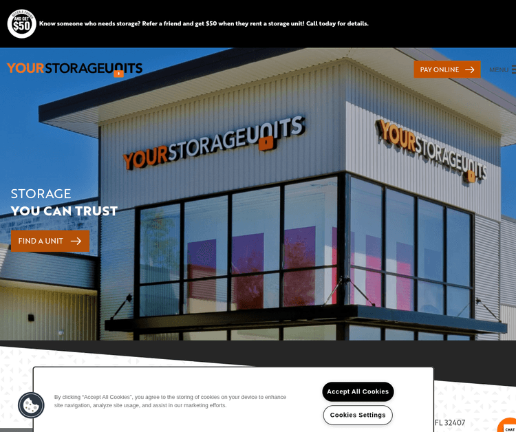 Premium Self Storage in Panama City Beach