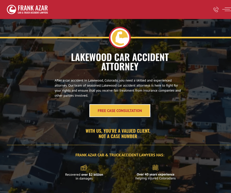 Frank Azar Car & Truck Accident Lawyers - Lakewood, Colorado
