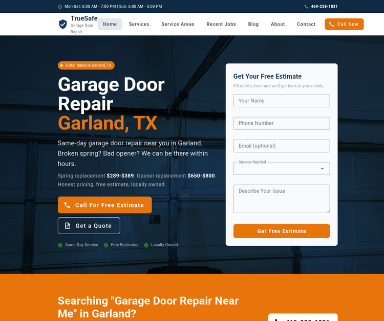 TrueSafe Garage Door Repair