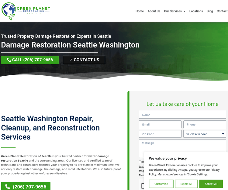 24/7 Emergency Water Damage Restoration Services