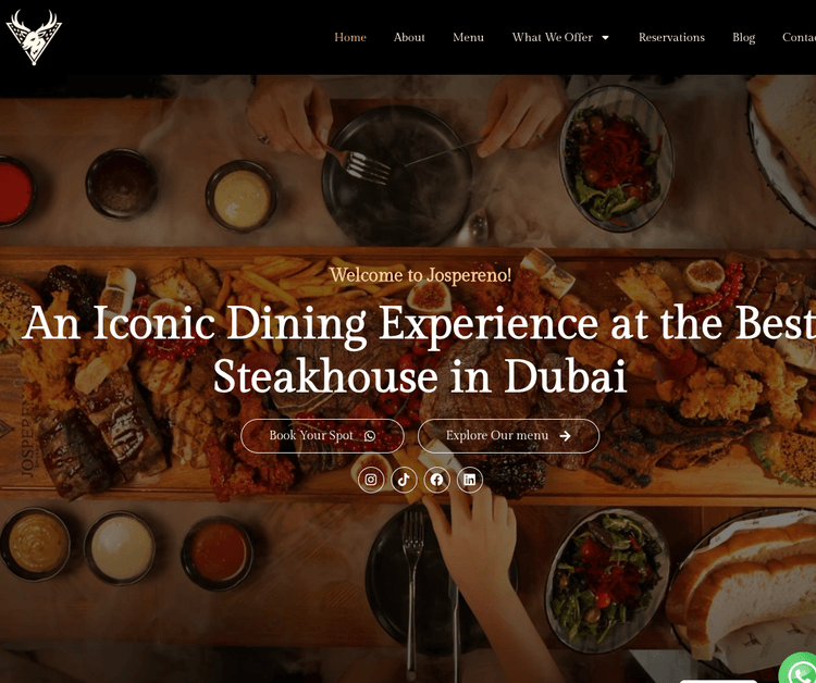 Jospereno Steakhouse & Restaurant DIFC