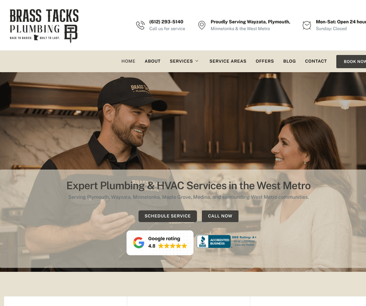 Brass Tacks Plumbing