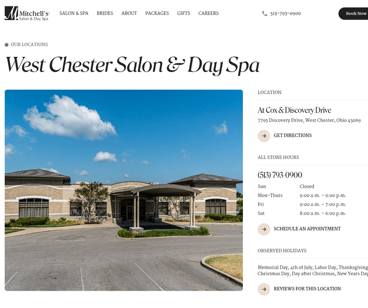 Mitchell's Salon & Day Spa