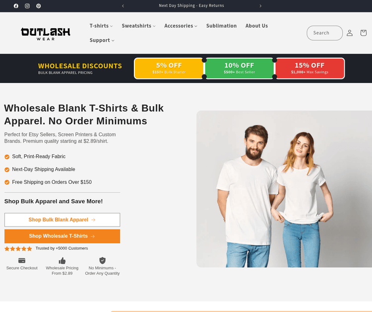 Outlash Wear - Wholesale & Retail T-shirts