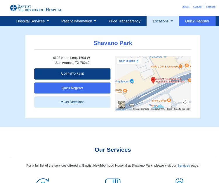Baptist Neighborhood Hospital - Shavano Park